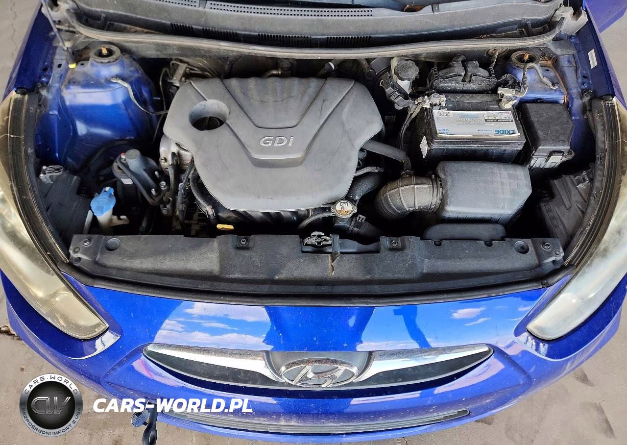 2013 Hyundai Accent Gls VIN:KMHCU4AE7DU377549 - 11