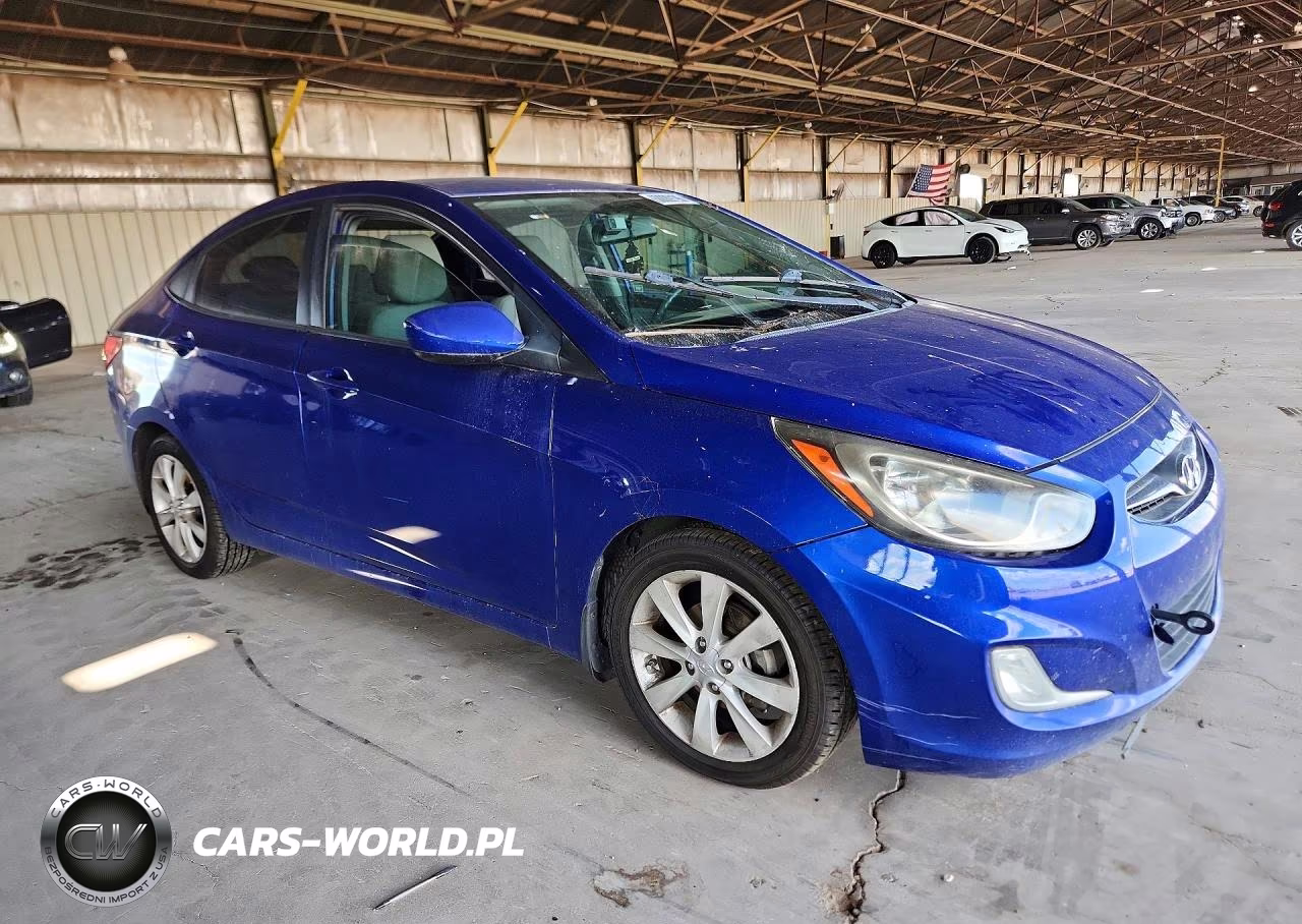 2013 Hyundai Accent Gls VIN:KMHCU4AE7DU377549 - 4