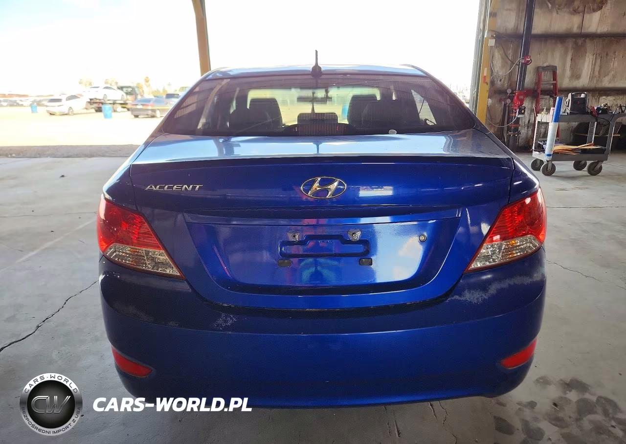 2013 Hyundai Accent Gls VIN:KMHCU4AE7DU377549 - 6
