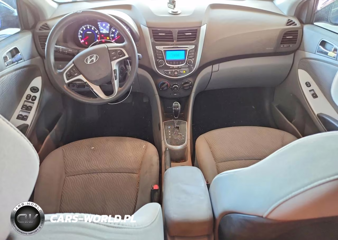 2013 Hyundai Accent Gls VIN:KMHCU4AE7DU377549 - 8