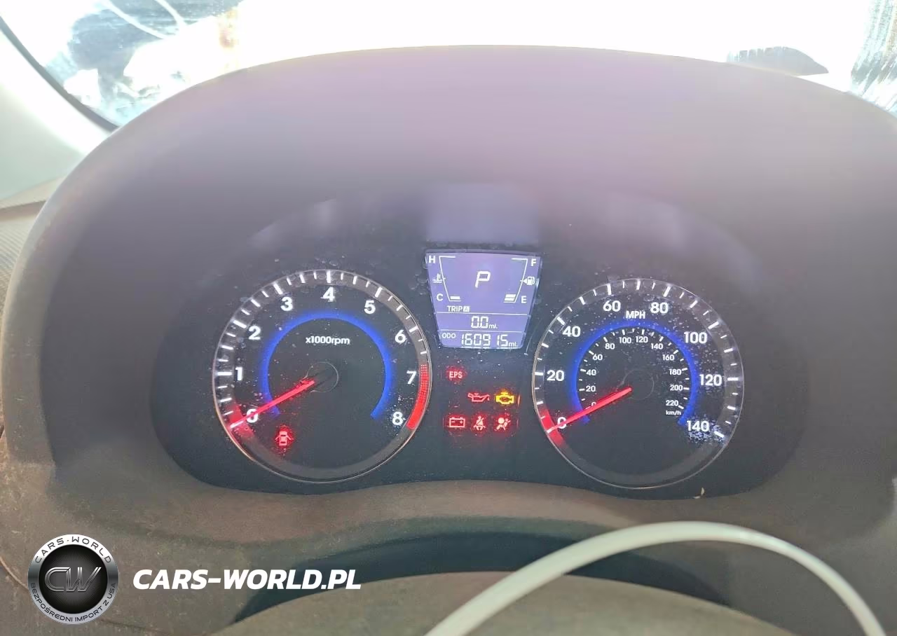 2013 Hyundai Accent Gls VIN:KMHCU4AE7DU377549 - 9