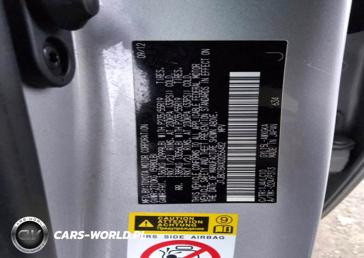 2013 Lexus Rx 450H VIN:JTJBC1BAXD2056482 - 14