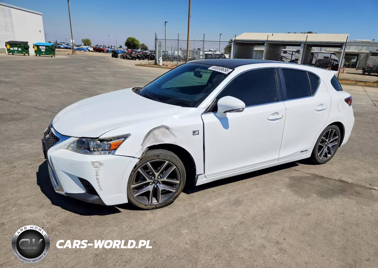 2016 Lexus Ct 200 VIN:JTHKD5BH3G2268728 - 1