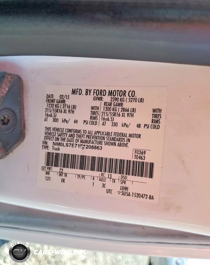 2015 Ford Transit Connect Xl Delivery Van VIN:NM0LS7E71F1208863 - 13