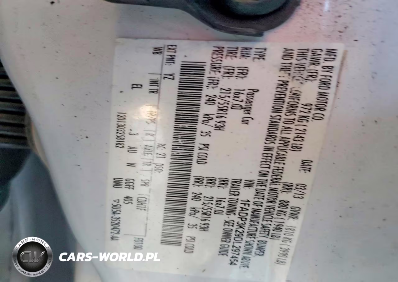 2013 Ford Focus Se VIN:1FADP3K29DL297454 - 13