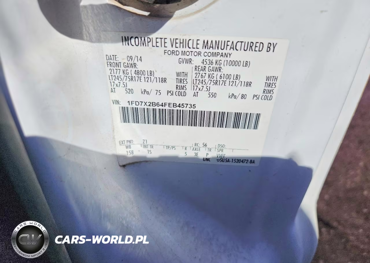 2015 Ford F250 Super Duty VIN:1FD7X2B64FEB45735 - 13