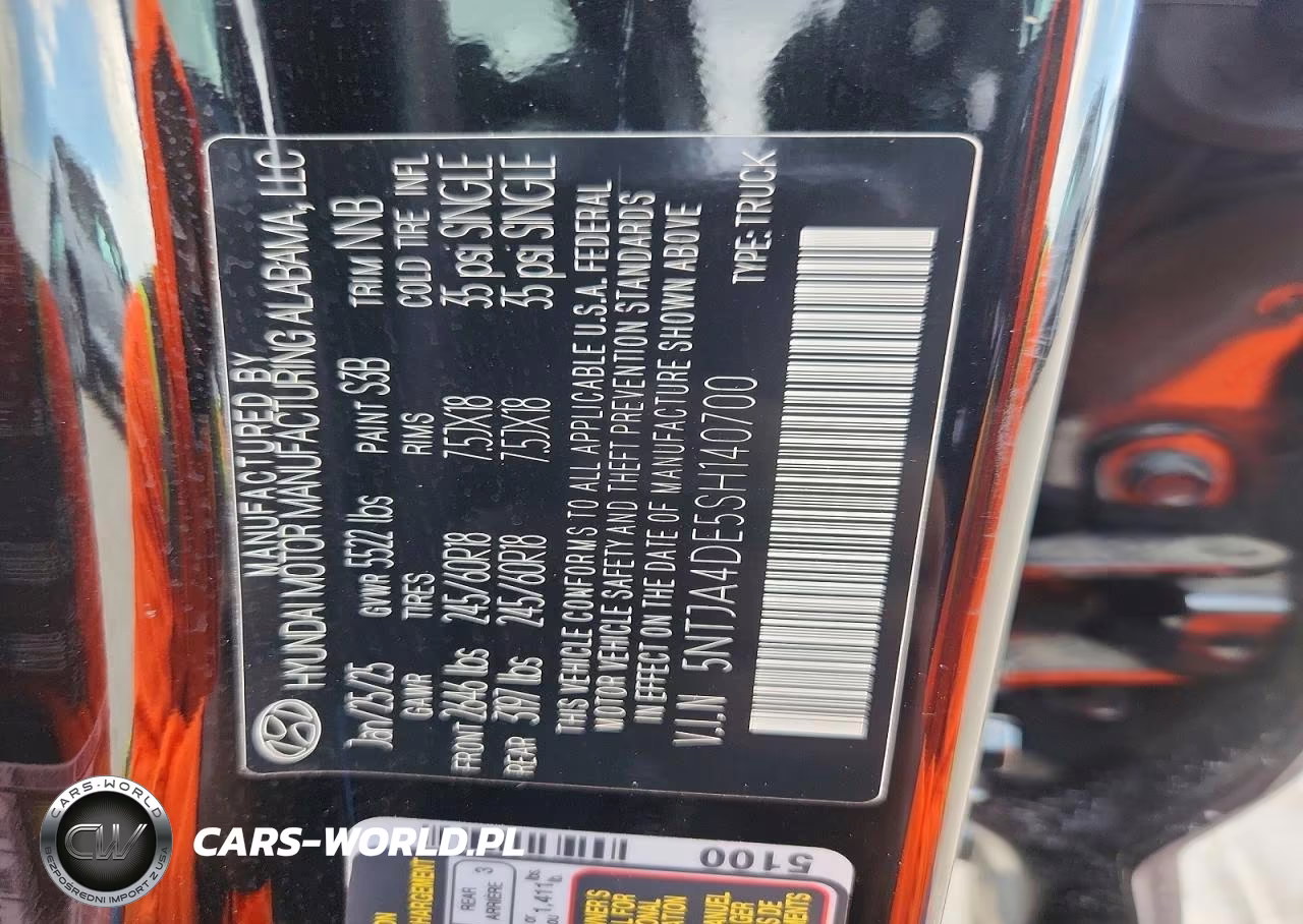 2025 Hyundai Santa Cruz Se VIN:5NTJA4DE5SH140700 - 12