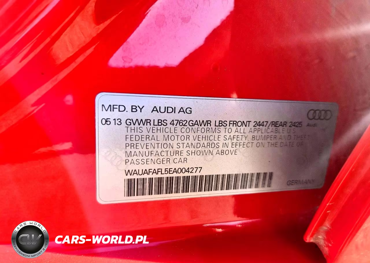 2014 Audi A4 Premium VIN:WAUAFAFL5EA004277 - 12