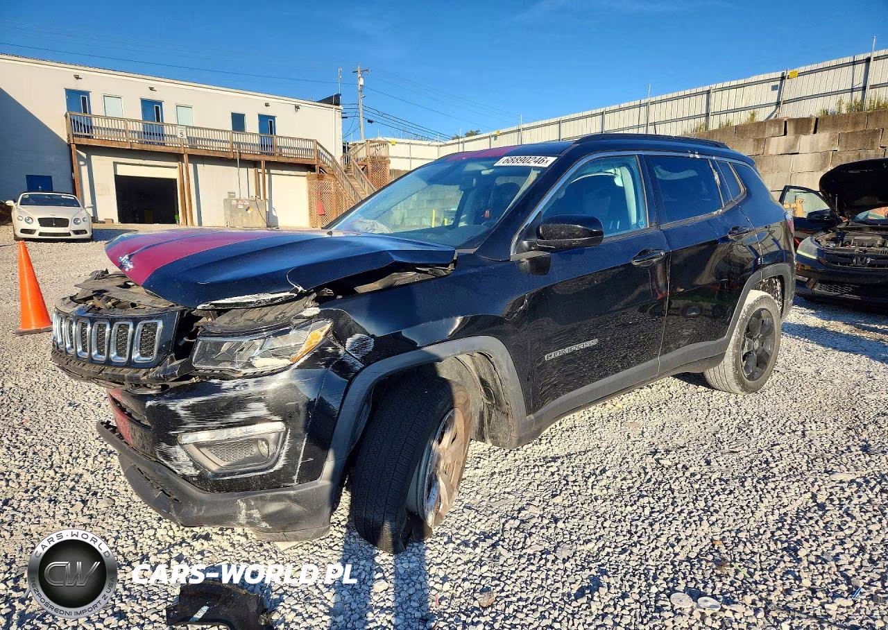 2021 Jeep Compass Latitude VIN:3C4NJDBB7MT601598 - 1