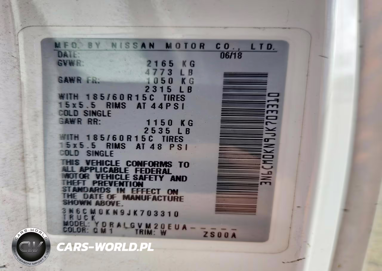 2018 Nissan Nv200 Sv VIN:3N6CM0KN9JK703310 - 14