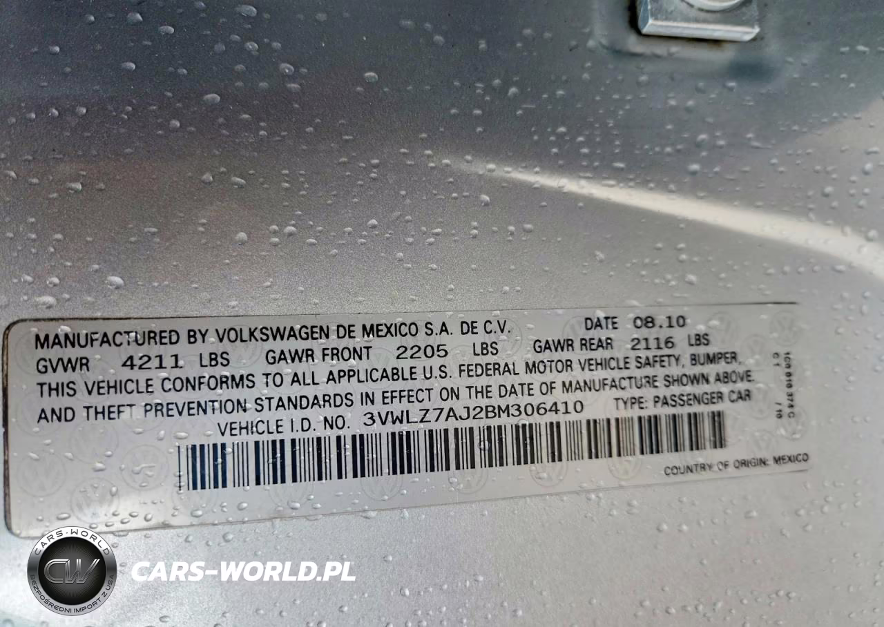 2011 Volkswagen Jetta Sel VIN:3VWLZ7AJ2BM306410 - 12