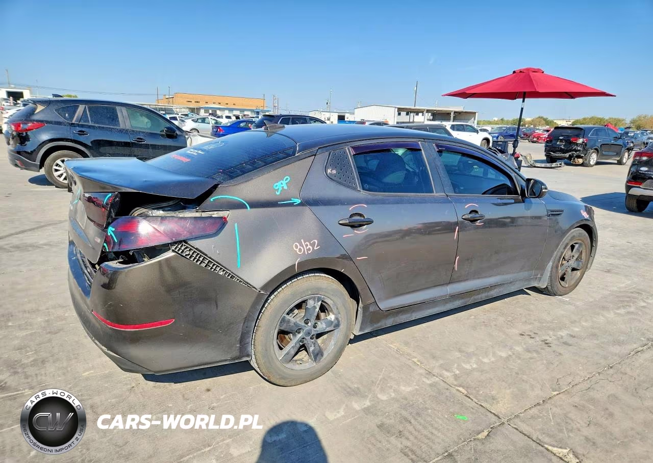 2014 Kia Optima Lx VIN:5XXGM4A71EG271144 - 3