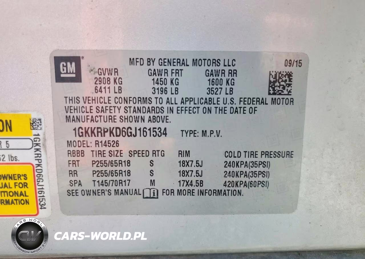 2016 GMC Acadia Sle VIN:1GKKRPKD6GJ161534 - 13