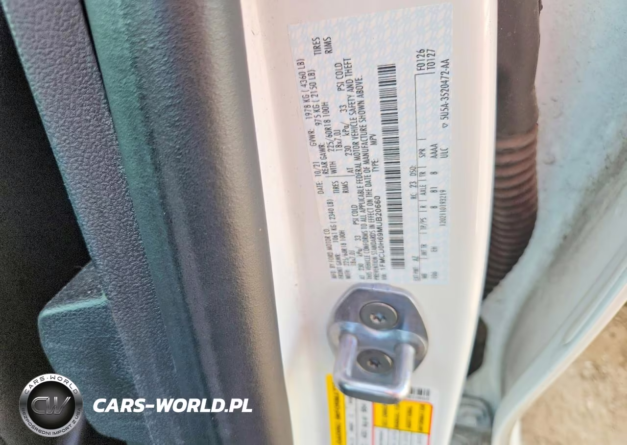 2021 Ford Escape Sel VIN:1FMCU0H69MUB20660 - 12