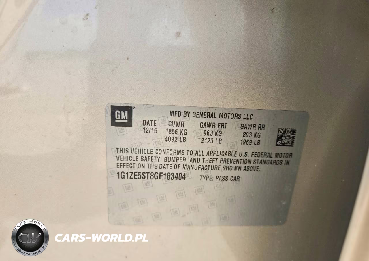 2016 Chevrolet Malibu Lt VIN:1G1ZE5ST8GF183404 - 12