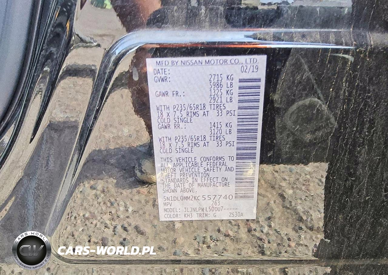 2019 Infiniti Qx60 Pure VIN:5N1DL0MM2KC557740 - 13