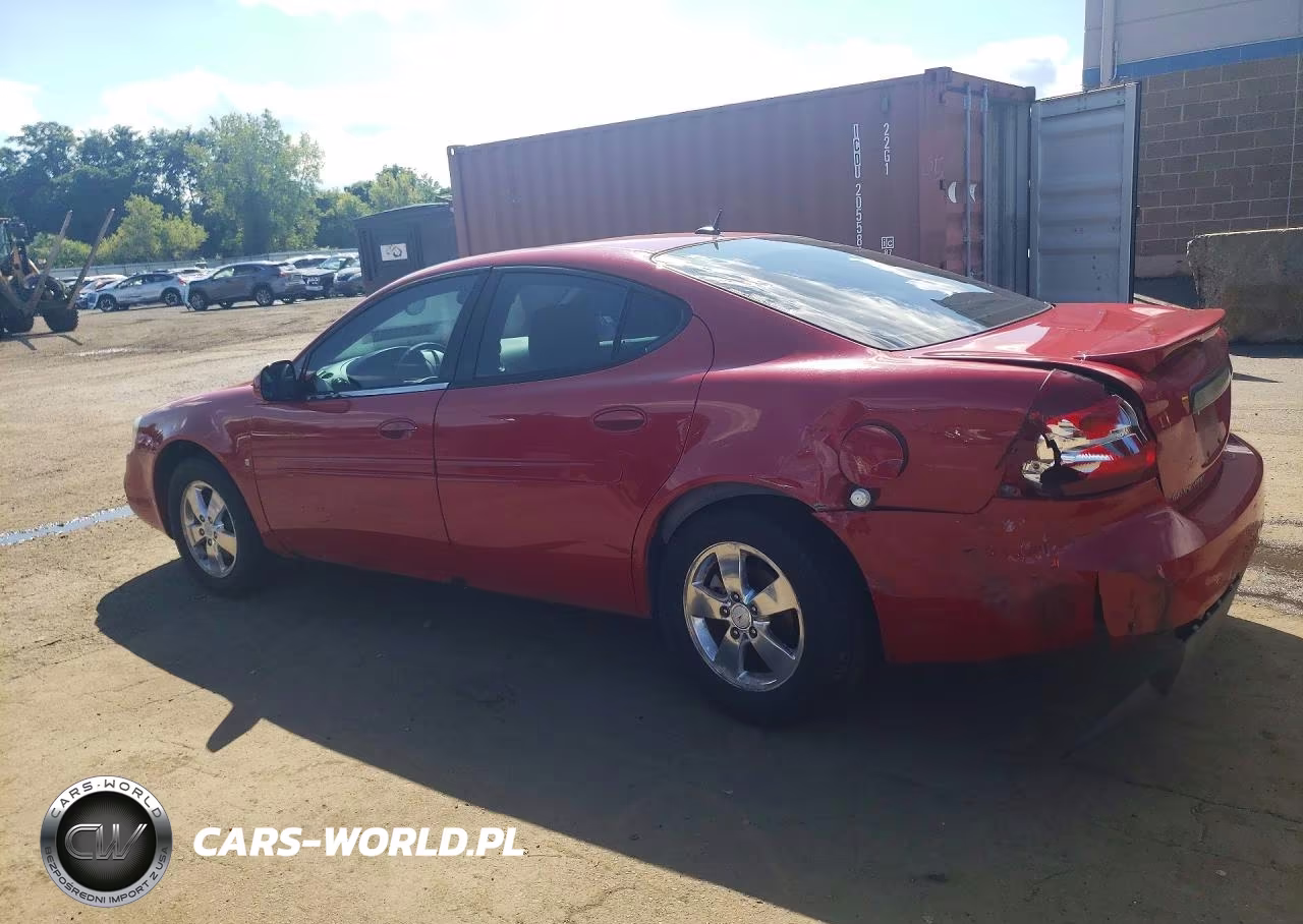 2008 Pontiac Grand Prix VIN:2G2WP552X81186664 - 2