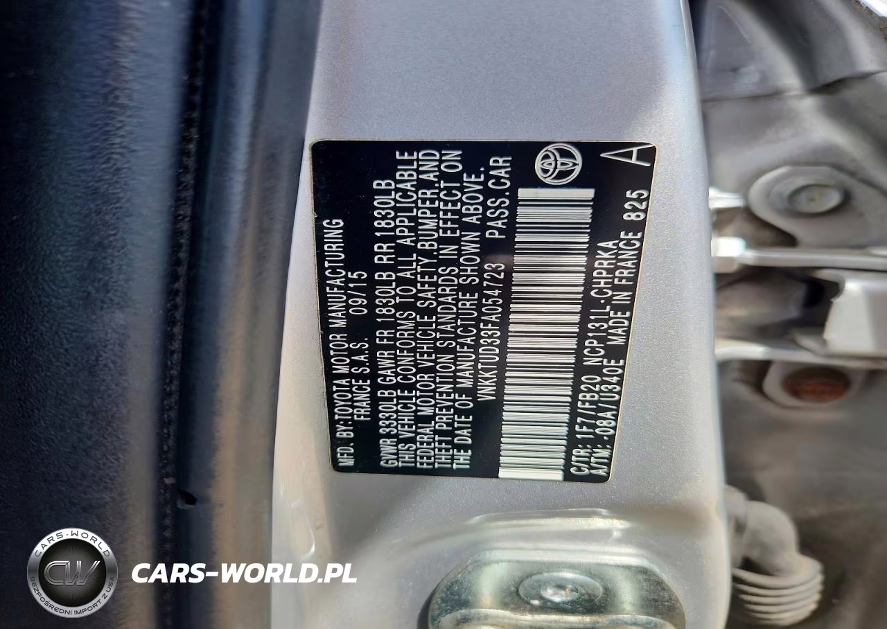 2015 Toyota Yaris 5-Door Le VIN:VNKKTUD33FA054723 - 12