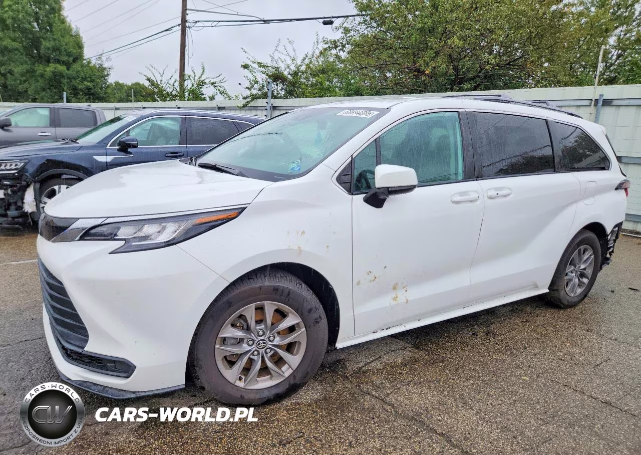 2022 Toyota Sienna Le VIN:5TDKSKFCXNS042938 - 1