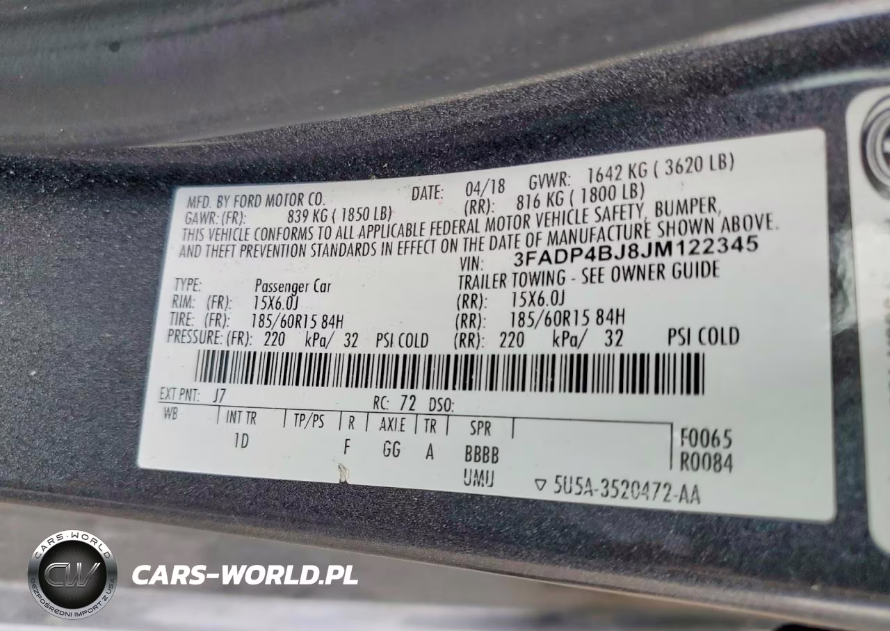 2018 Ford Fiesta Se VIN:3FADP4BJ8JM122345 - 13