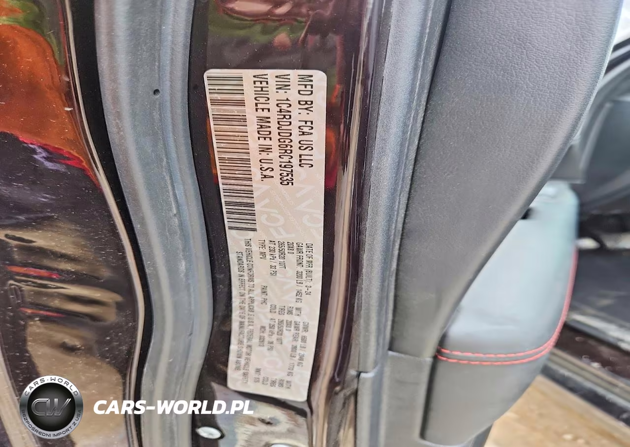 2024 Dodge Durango Gt VIN:1C4RDJDG6RC197535 - 13