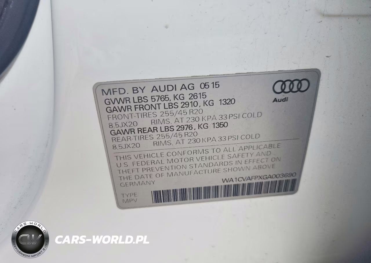 2016 Audi Q5 Tdi Premium Plus VIN:WA1CVAFPXGA003690 - 12