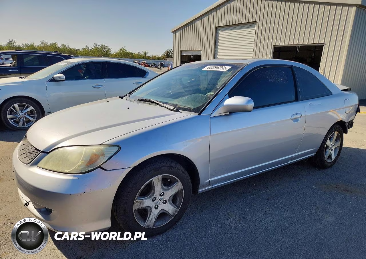 2004 Honda Civic Ex VIN:1HGEM22954L001281 - 1