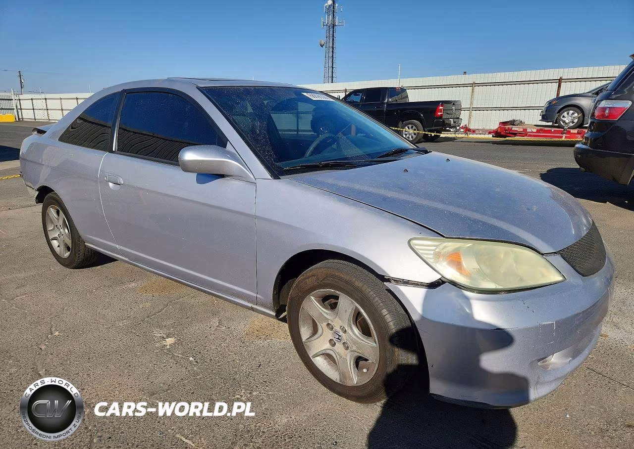 2004 Honda Civic Ex VIN:1HGEM22954L001281 - 4