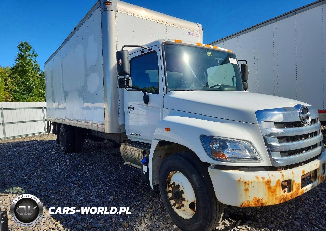 2016 Hino 258-268 Box Truck VIN:5PVNE8JT9G4S56574 - 4