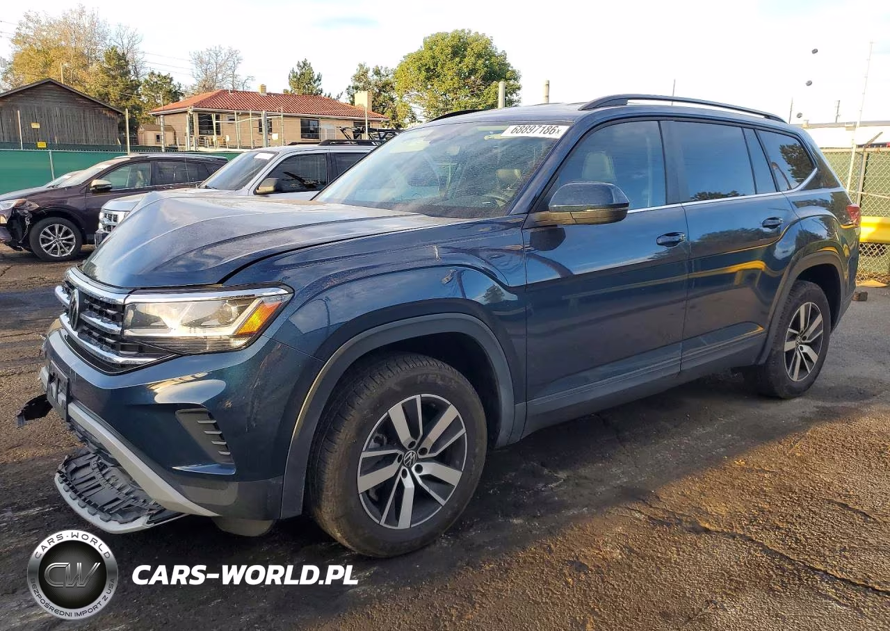 2021 Volkswagen Atlas Se VIN:1V2LP2CA7MC554633 - 1