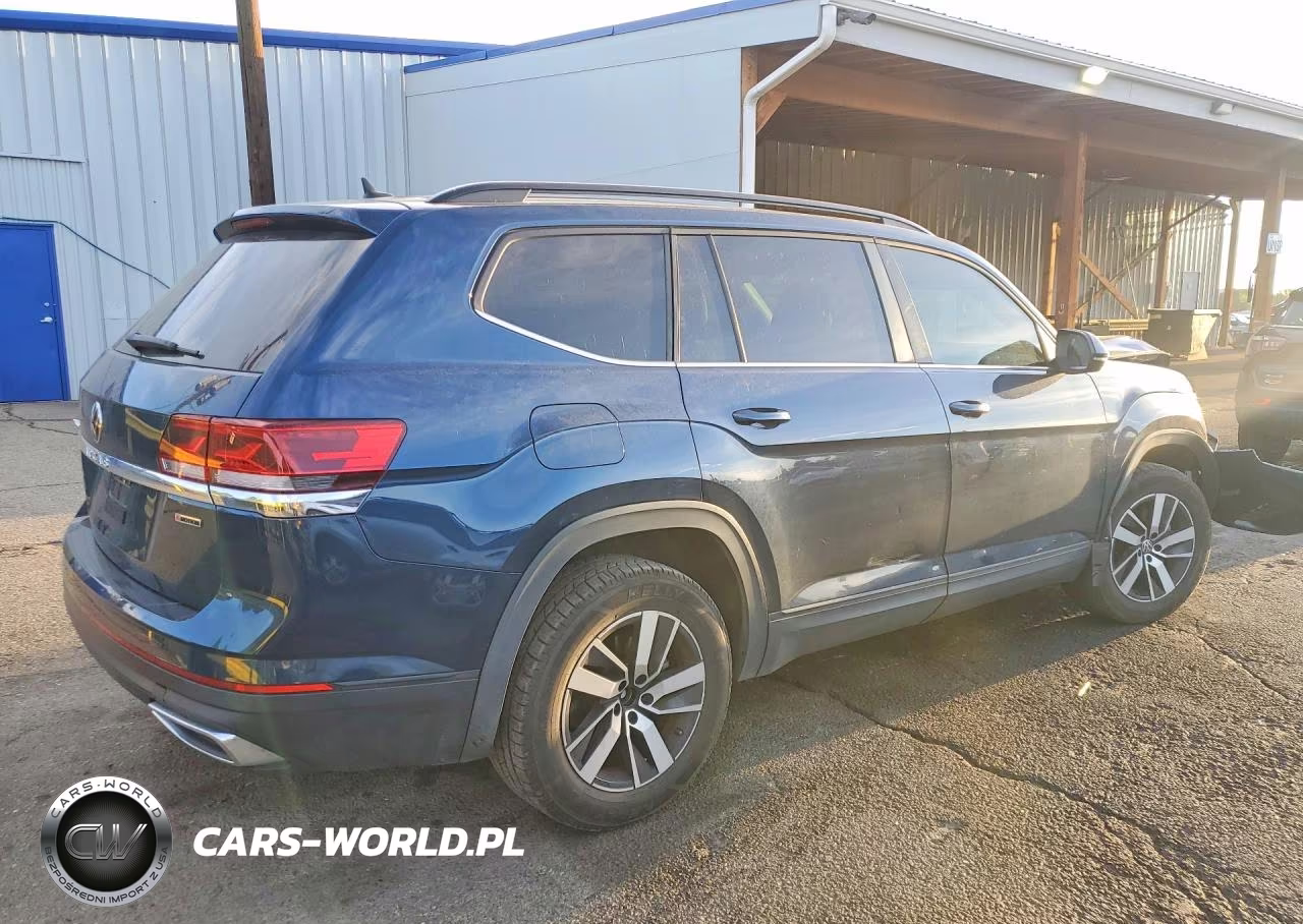 2021 Volkswagen Atlas Se VIN:1V2LP2CA7MC554633 - 3