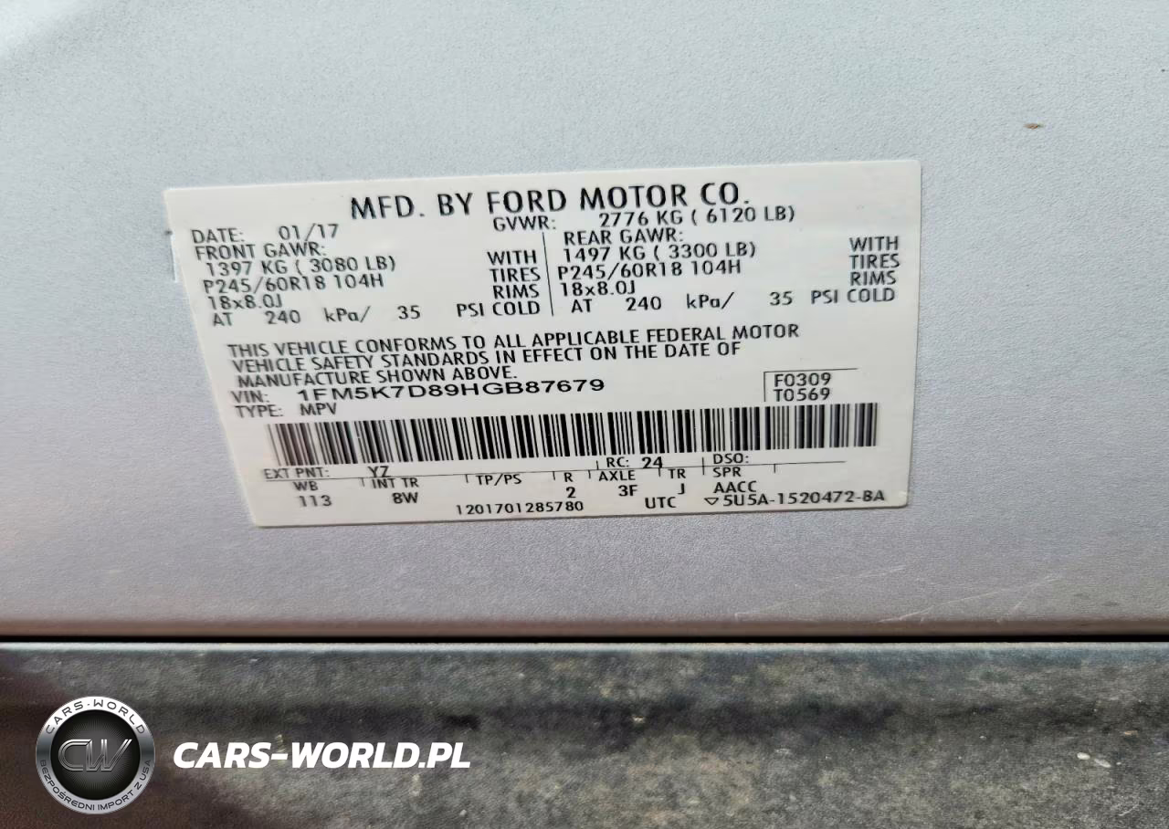 2017 Ford Explorer Xlt VIN:1FM5K7D89HGB87679 - 14