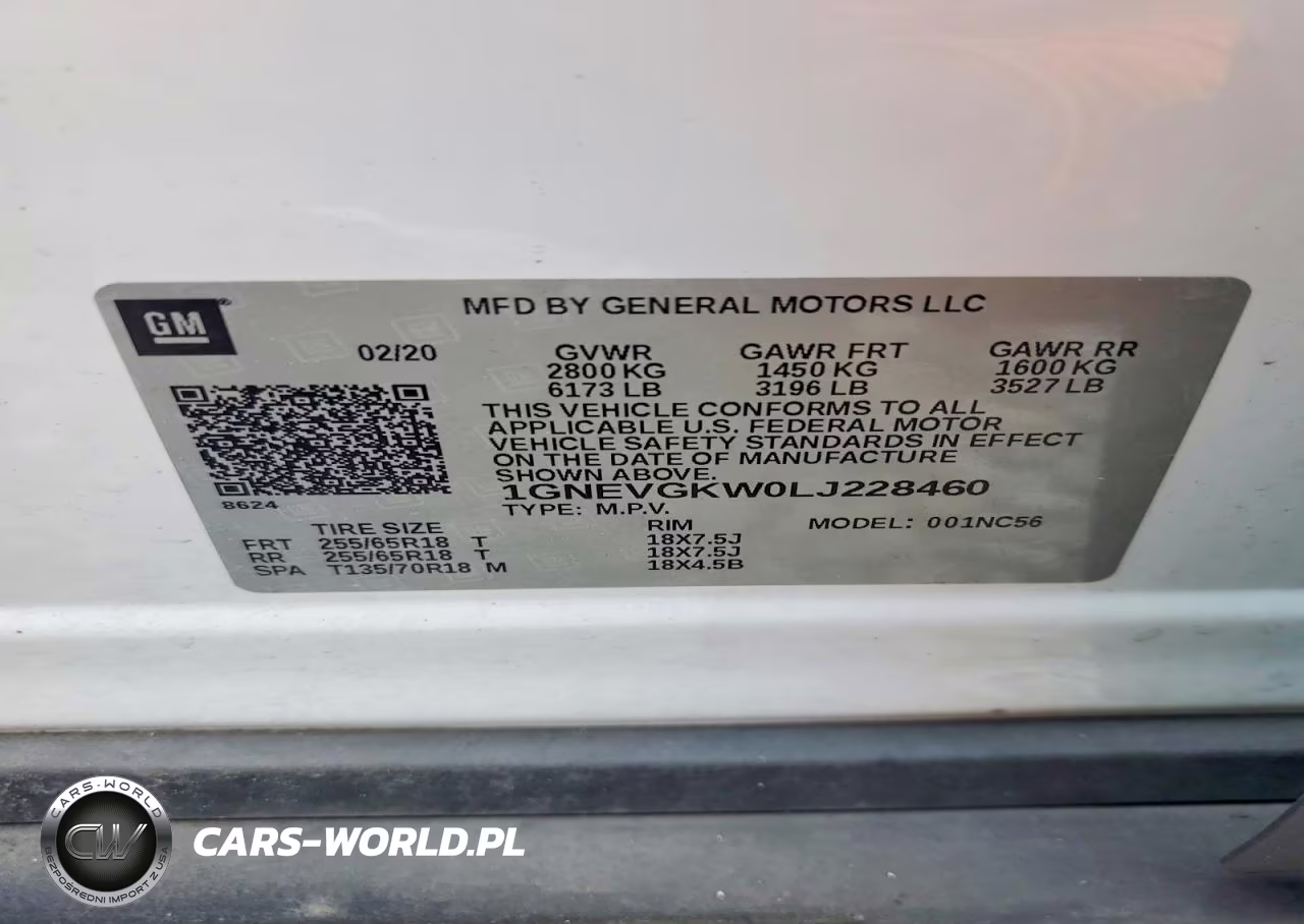 2020 Chevrolet Traverse Lt VIN:1GNEVGKW0LJ228460 - 12