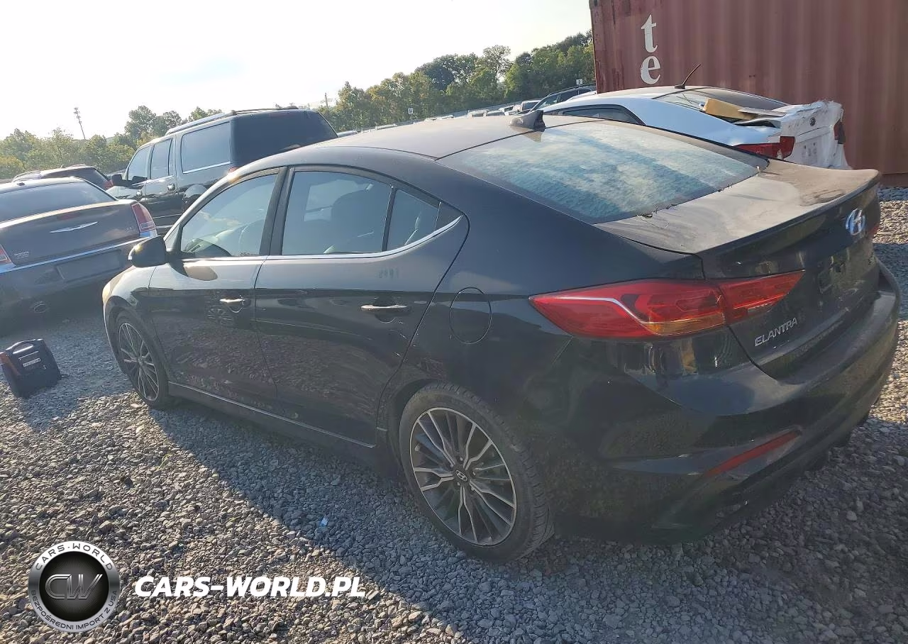 2018 Hyundai Elantra Sport VIN:KMHD04LBXJU524882 - 2