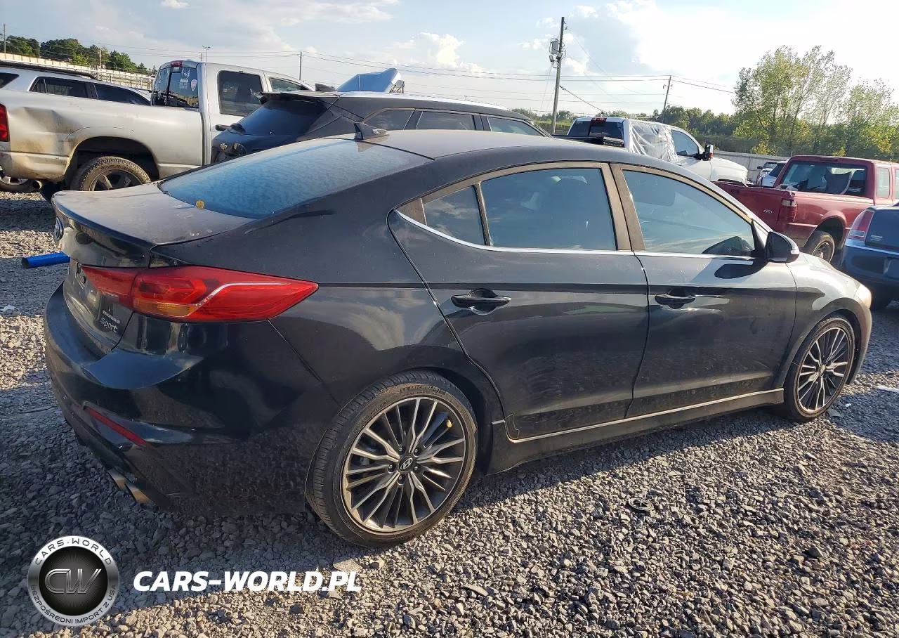 2018 Hyundai Elantra Sport VIN:KMHD04LBXJU524882 - 3