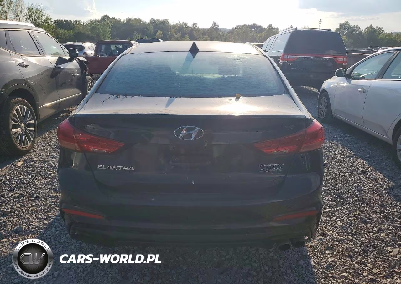 2018 Hyundai Elantra Sport VIN:KMHD04LBXJU524882 - 6