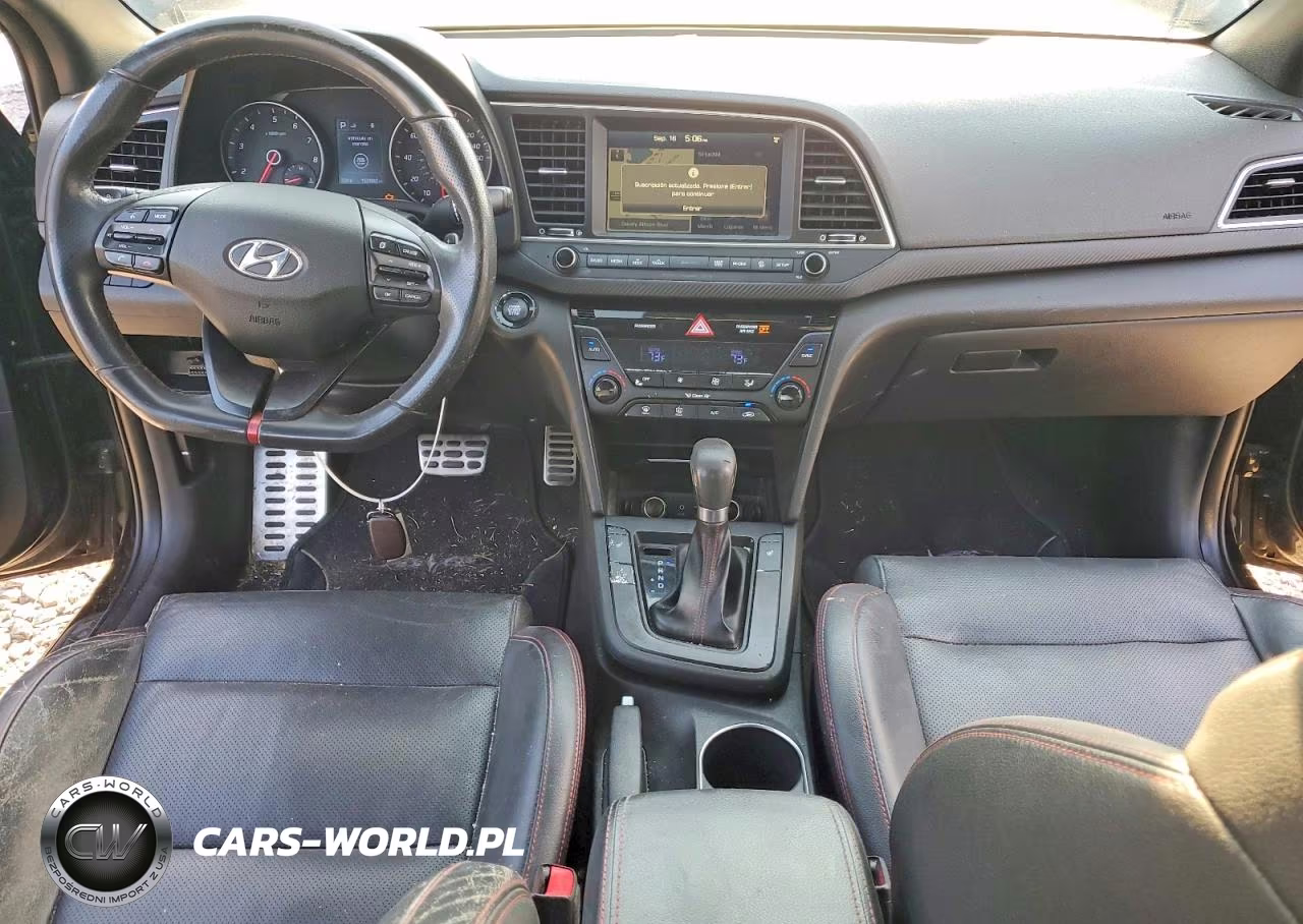 2018 Hyundai Elantra Sport VIN:KMHD04LBXJU524882 - 8
