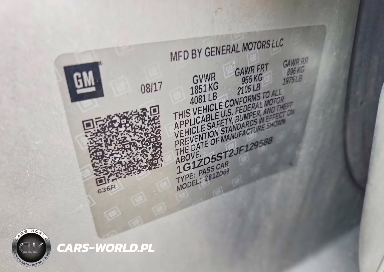 2018 Chevrolet Malibu Lt VIN:1G1ZD5ST2JF129588 - 12