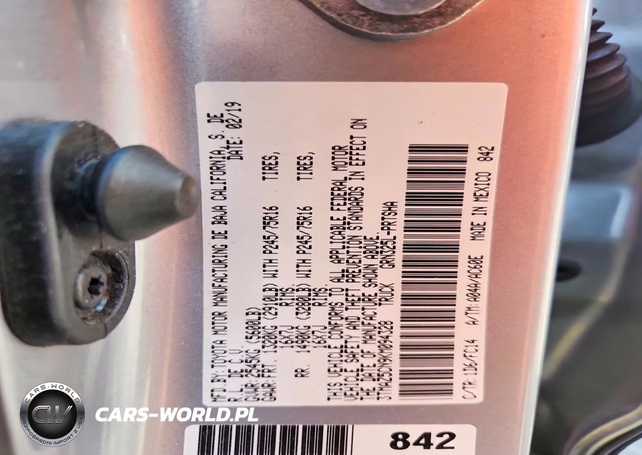 2019 Toyota Tacoma Sr5 V6 VIN:3TMAZ5CN9KM094328 - 12