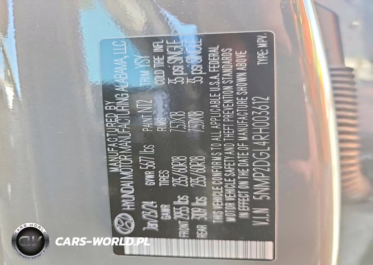2024 Hyundai Santa Fe Sel VIN:5NMP2DGL4RH003612 - 12