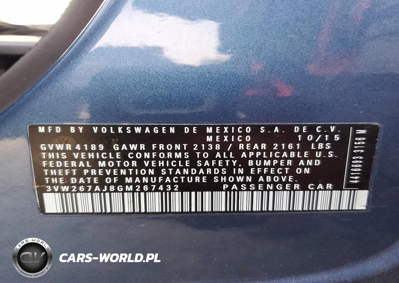 2016 Volkswagen Jetta S VIN:3VW267AJ8GM267432 - 12