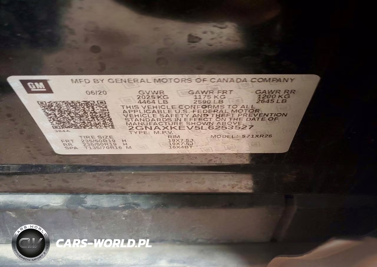 2020 Chevrolet Equinox Lt VIN:2GNAXKEV5L6253527 - 12