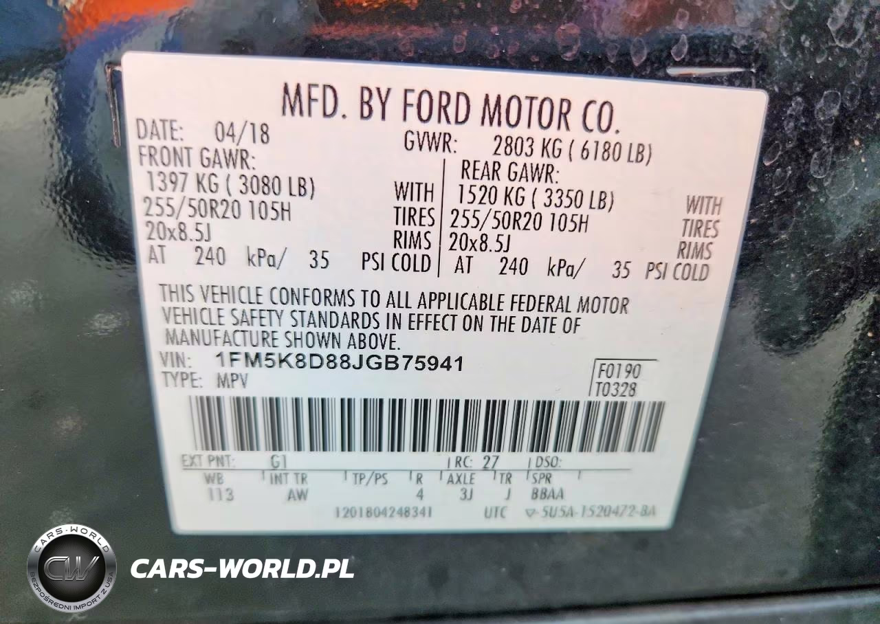 2018 Ford Explorer Xlt VIN:1FM5K8D88JGB75941 - 13