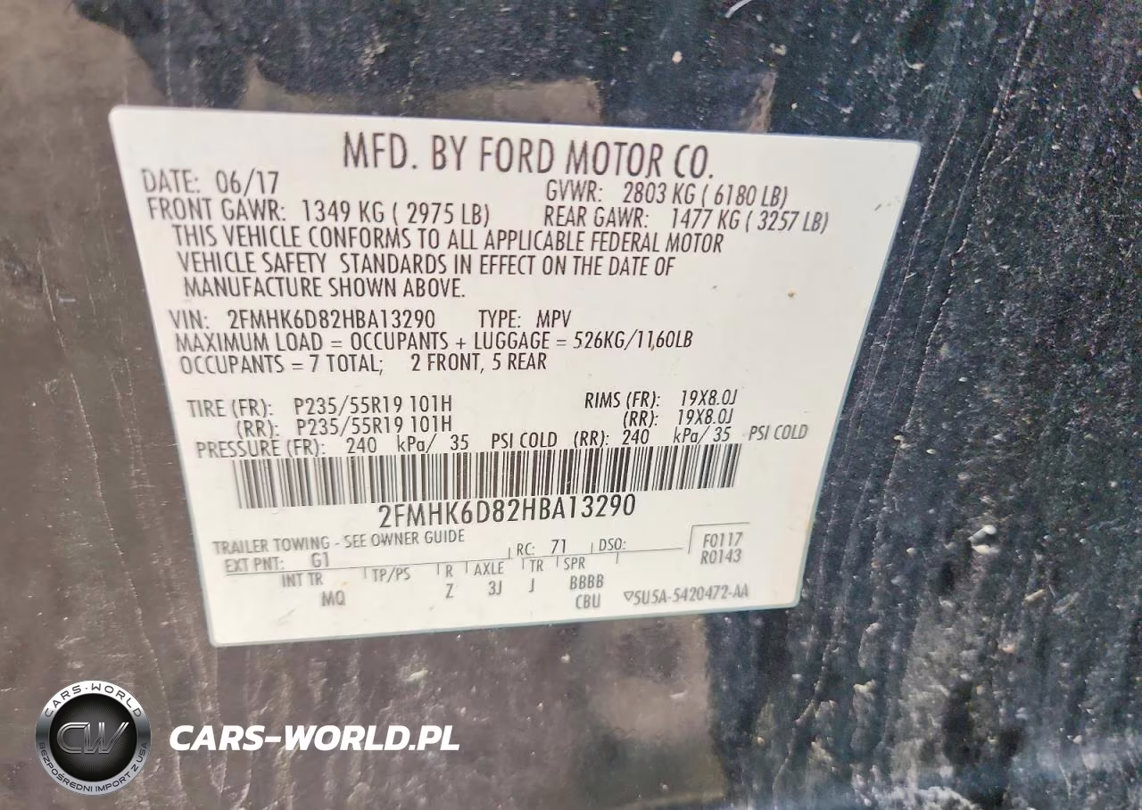 2017 Ford Flex Limited VIN:2FMHK6D82HBA13290 - 13