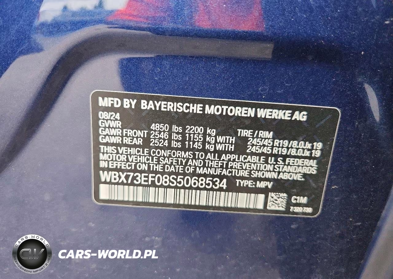 2025 BMW X1 xDrive28I VIN:WBX73EF08S5068534 - 13