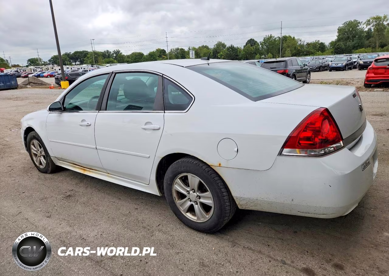 2012 Chevrolet Impala Ls VIN:2G1WF5E35C1259173 - 2