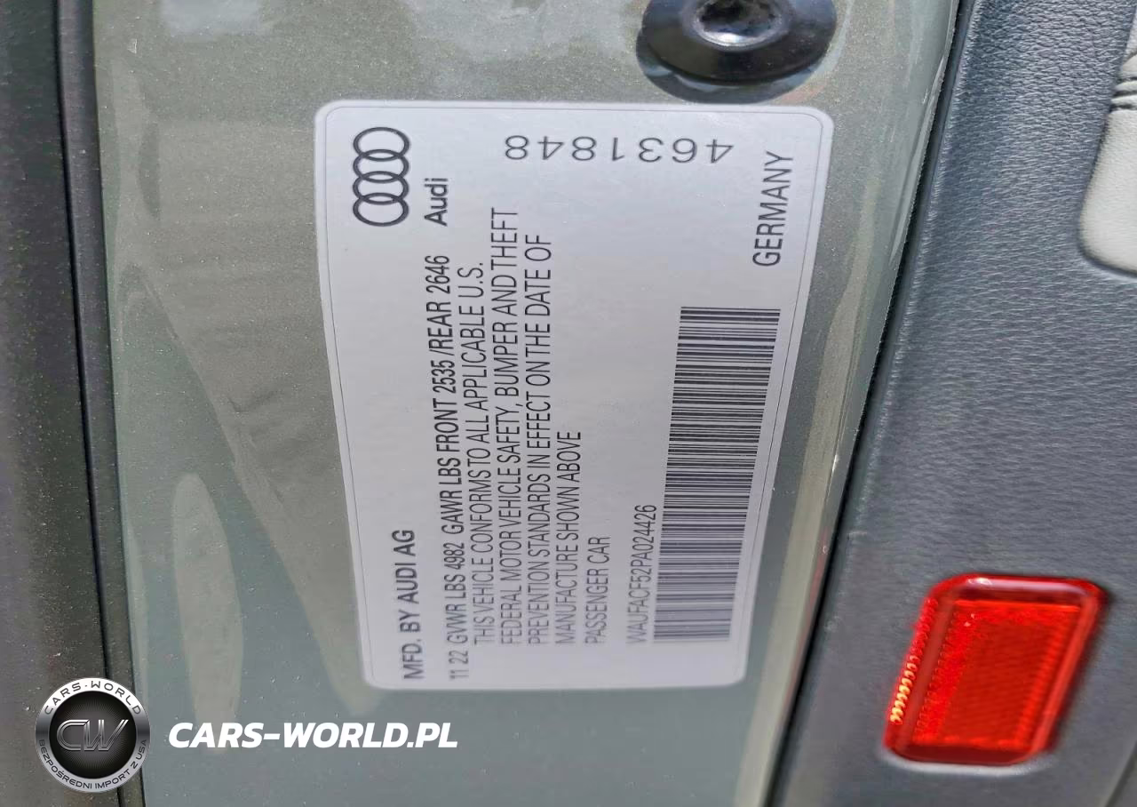 2023 Audi A5 Premium Plus 45 VIN:WAUFACF52PA024426 - 12