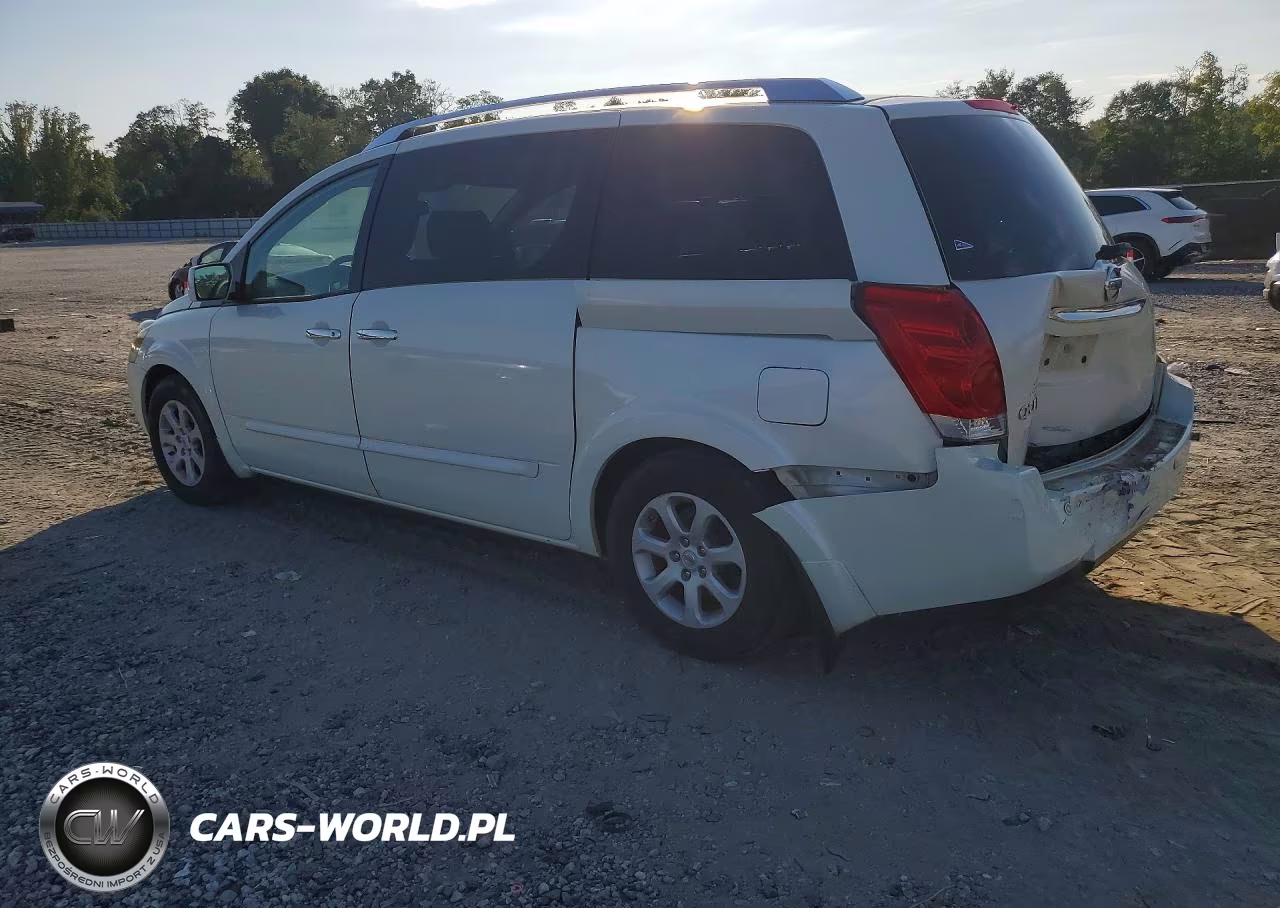 2008 Nissan Quest 3.5 VIN:5N1BV28U48N107625 - 2