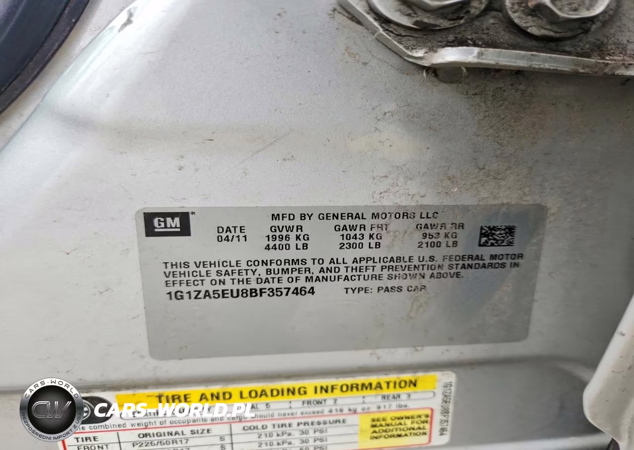 2011 Chevrolet Malibu Ls VIN:1G1ZA5EU8BF357464 - 13