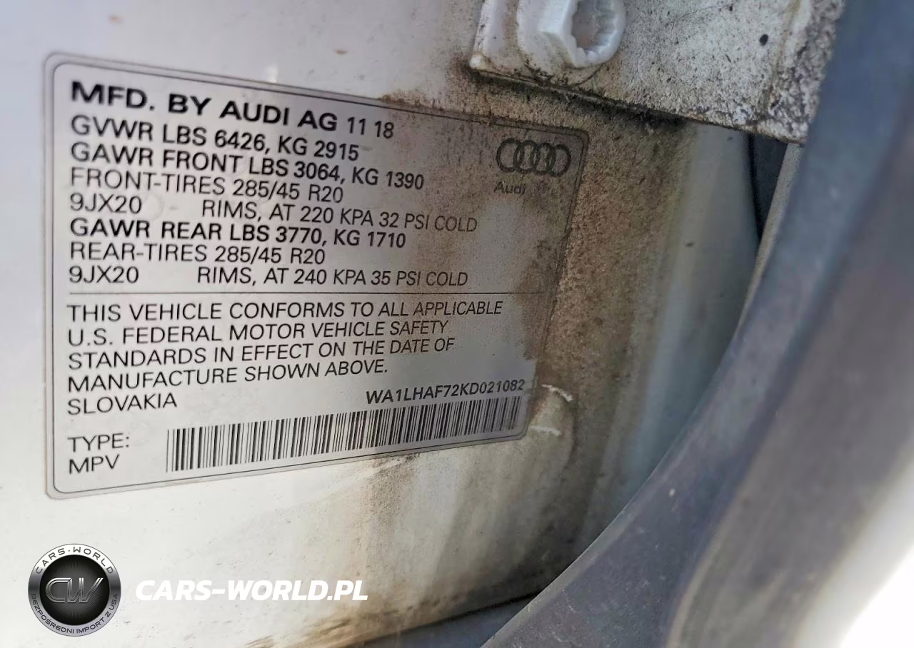 2019 Audi Q7 Premium Plus VIN:WA1LHAF72KD021082 - 13